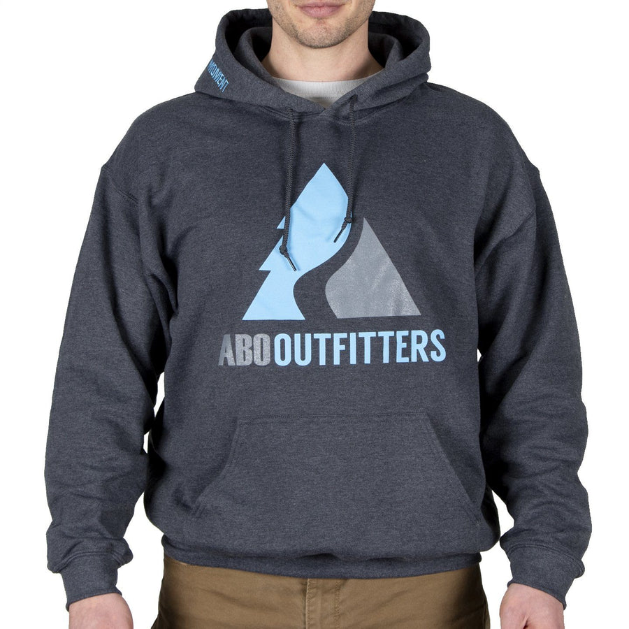 ABO Outfitters Hoodie Dark Charcoal Columbia Blue - ABO Outfitters
